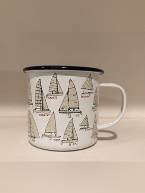Final Price New Crow Canyon Enamelware Fishs Eddy Mug